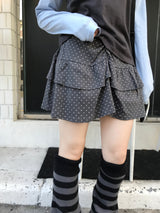 リコガーリッシュドットカンカンシャーリングスカート