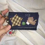 "My Dream Is..." チーズ (デニム) カードウォレット