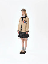 13DE MARZO Clothes Hanger Pleated Skirt