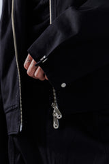 shoulder two tuck jacket_black