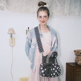Ribbon dumpling bag_brown