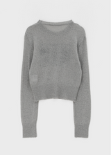 [MADE] Kenny Jacquard See-Through Knit