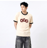 エッセンシャルスタンダード半袖リンガーTシャツ 3GEAR クリーム