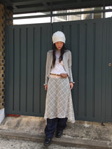 Frill Hem V-Neck Cardigan (3color)