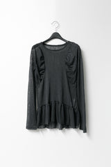 mesh frill top(3colors)