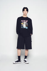 25SS SUMMIT OPANCHU USAGI LONG SLEEVE T-SHIRT BLACK