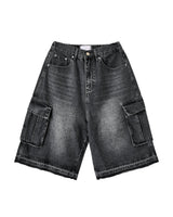 Faded Vintage Bermuda Cargo Denim