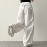 Tive Parasuit Shirring Rustle String Wide Pants