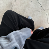 Nopi First Round Tuck Flow Banding Wide Pants
