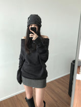 レブウールミニスカート(2 colors)