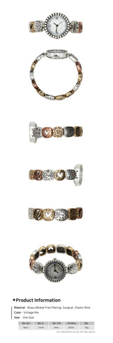 Rust Pebble Wing Watch