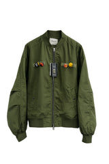 Garment Washing MA-1 Crop Flight Jumper
