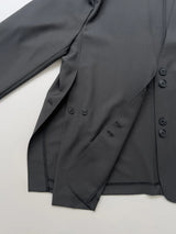 Dawson Slit Collarless Over Fit Jacket