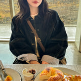 Rabbit round denim jacket