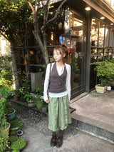 oso dot frill skirt