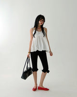 Balloon Pumpkin Bustier Blouse