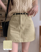 Jurpin cotton mini skirt
