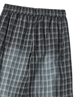 25FW チェックトラックウォッシュドパンツ ブラック