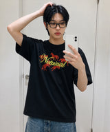 Red Pixel Horse Over-fit T-Shirts - 4COLOR