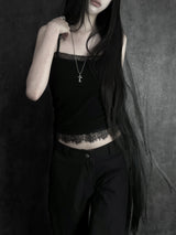 gloy lace sleeveless (2color)