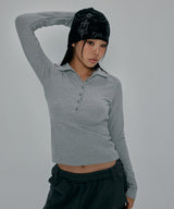 TATTOOED GRAPHIC BEANIE_BLACK