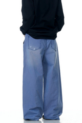 Paint Splatter Washed Jeans