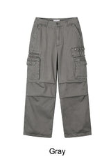Hetin Utility Pocket Cargo Pants
