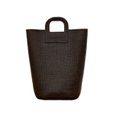 single bucket bag-brown
