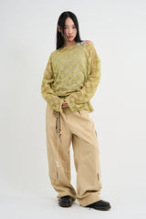 Mitten Summer Flower Knit