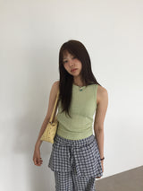 クルーネックニットナシ (4color)