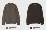 glass-like cash round hachi knit cardigan
