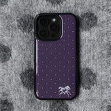 Polka Dot Horse Purple Epoxy Bumper Case