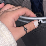 Vintage Star Twist Open Ring