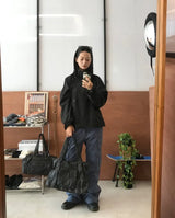 HIGH-NECK BUTTON JACKET