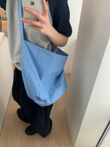 ストライプ ショルダーバッグ