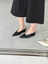 スティレットウェッジミュール (2color)