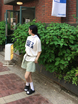 カルマロゴオーバー半袖Tシャツ (3c)
