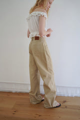 Pure frill blouse_ivory