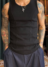 Cuffed Ribbed Muscle Fit Daily Nash 3COLOR