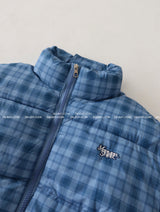 Bobby Checkered Cropped Padded Jacket