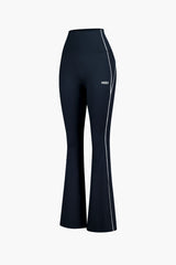 Womens サポートピグメントブーツカットレギンス Navy