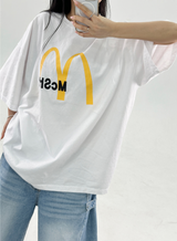 マックポイントオーバーフィットショートスリーブ🩶🤍 - 2 カラーズ