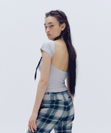 LOGO BACKLESS TEE