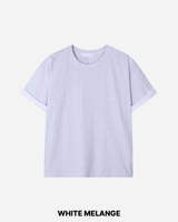 Duet Crop Roll-up Short Sleeve T