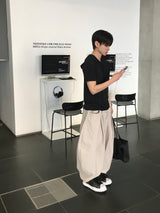 ミエルリネンカットアウトワイドパンツ 4C