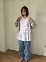 Fly Check Hoodie Shirt (3color)