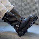 Natalie Two Belted Boots_B1542