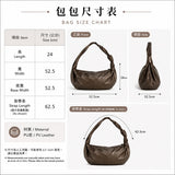 Wrinkled Leather Shoulder Bag