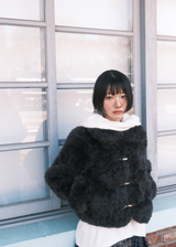 Neck Drape Top / White