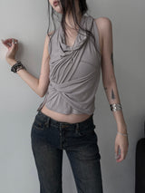 mood strap layered sleeveless (2color)
